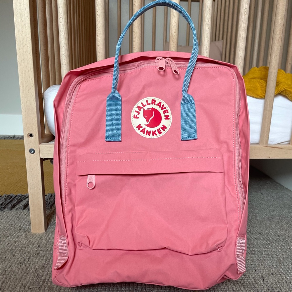 Fjallraven Classic Kanken Pink and Blue